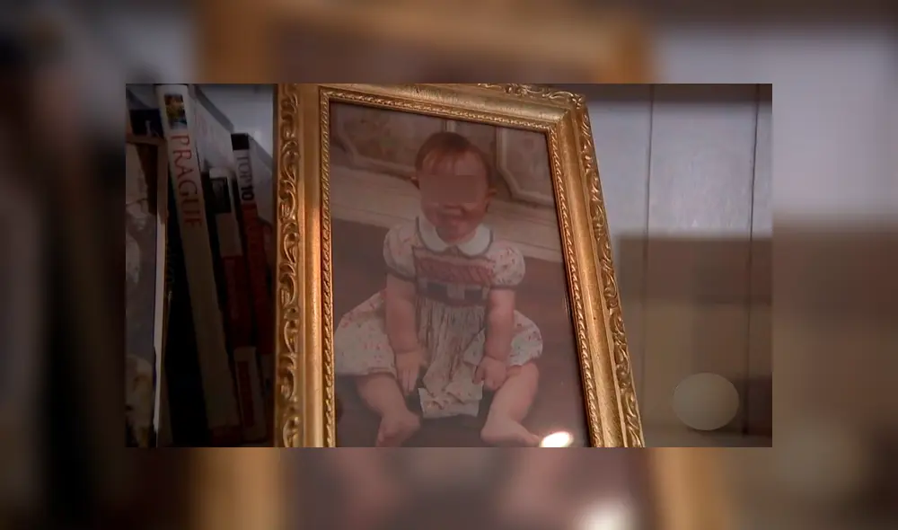 La niña no entendía lo que ocurría y solo reía cuando le hacían las preguntas. (Foto: captura)