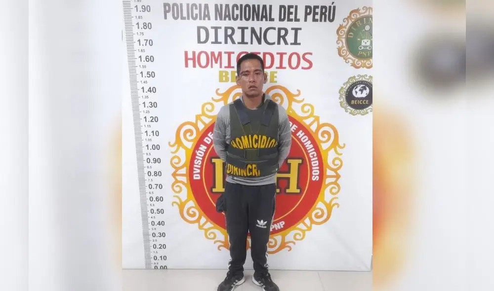 Los familiares y vecinos exigen que las autoridades impongan la máxima pena para este sujeto. Foto: PNP