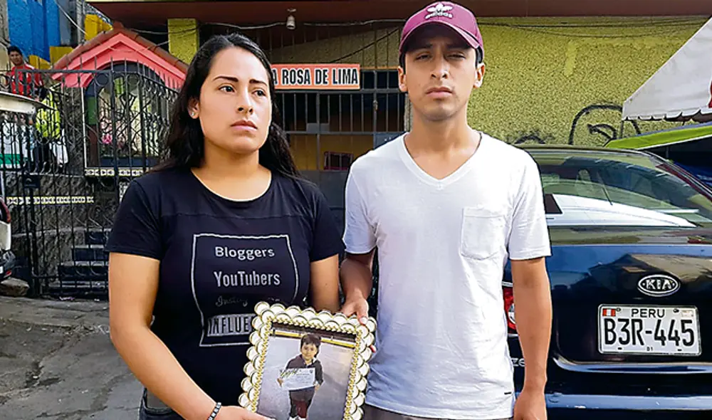 Dolidos. Andrés Rivera y su esposa perdieron a Josué.