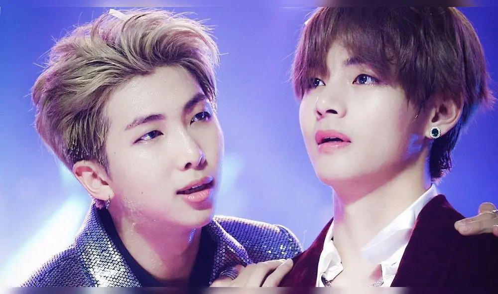 RM es el líder de BTS y V es uno de los vocalistas. Foto: fansite.