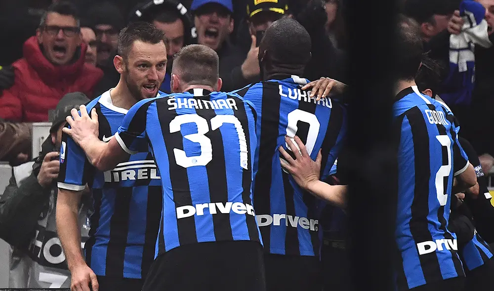 Inter venció a Milan por la fecha 23 de la Serie A. Foto: AFP