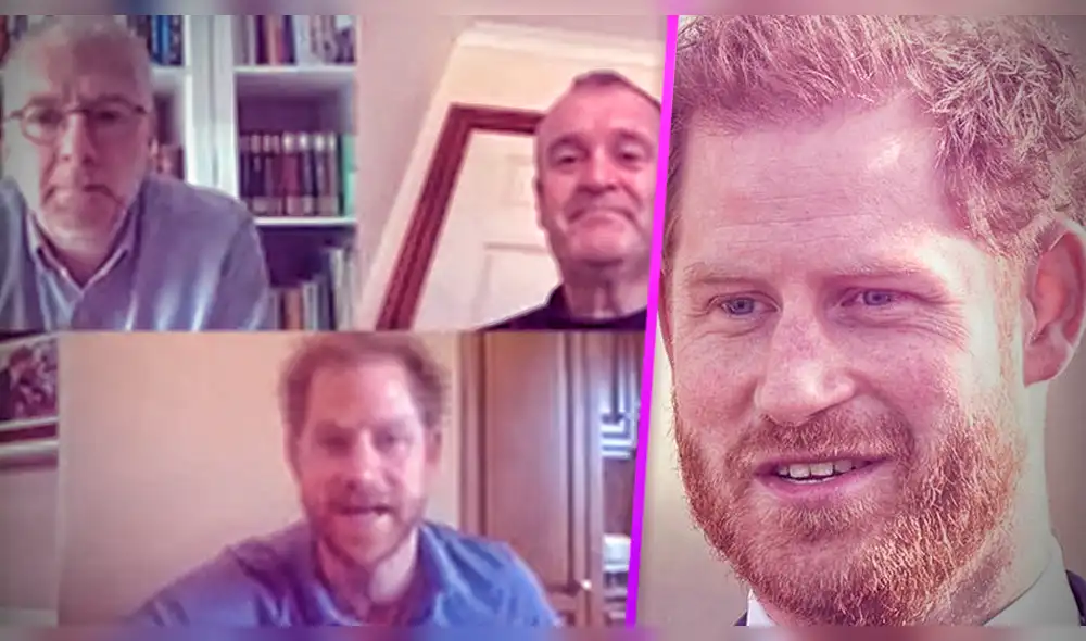 Príncipe Harry conversa con familias durante cuarentena