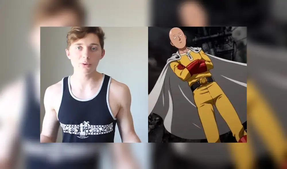 A través de Facebook se hizo viral el cambio de un joven tras someterse al duro entrenamiento de Saitama.