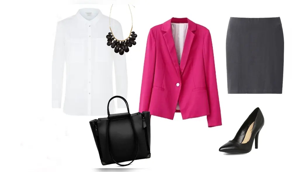 Opción de look para una exposición universitaria