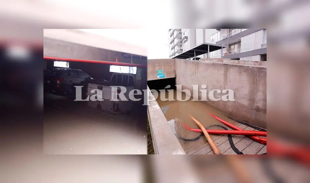 Con ayuda de motobombas retiraron el agua empozada Con ayuda de motobombas retiraron el agua empozada