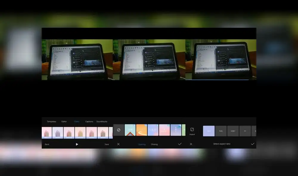 Este editor de videos de MIUI 11 está integrado en la galería de los smartphones.