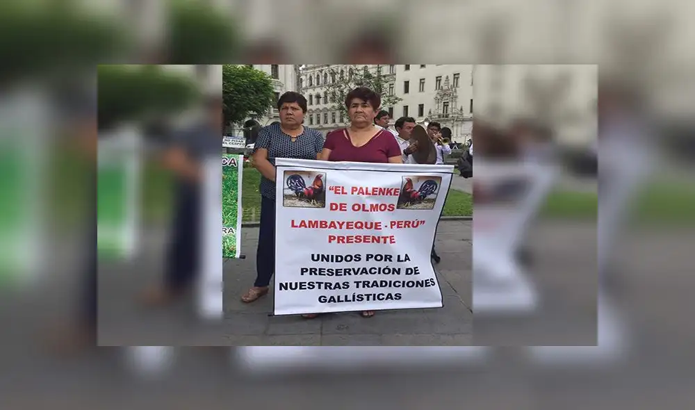 Asociaciones marchan a favor de las peleas de gallos [FOTOS] 