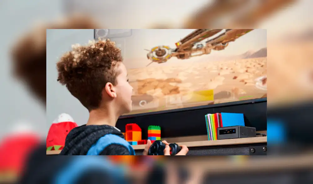 La mini PC representa el 10% del volumen de una computadora convencional de escritorio. Foto Intel