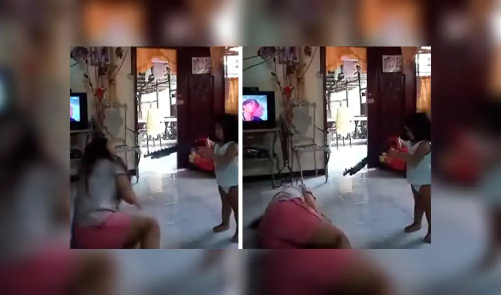 Facebook viral: jugaba con su hermana pequeña a la 'guerra', pero termina mal [VIDEO] 