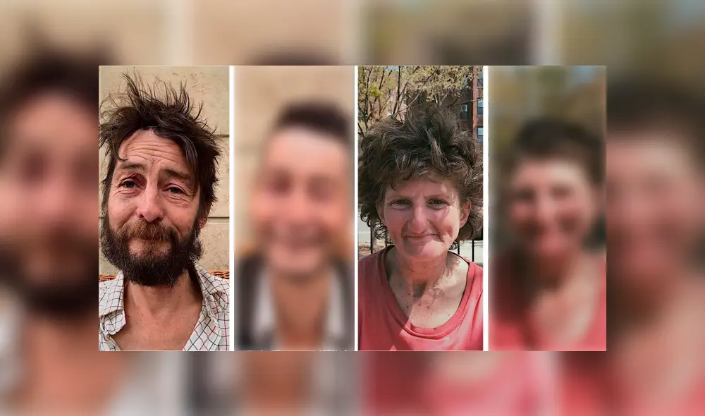 Instagram: La tierna reacción de 7 vagabundos cuando un peluquero los transformó en “modelos”  [FOTOS] 