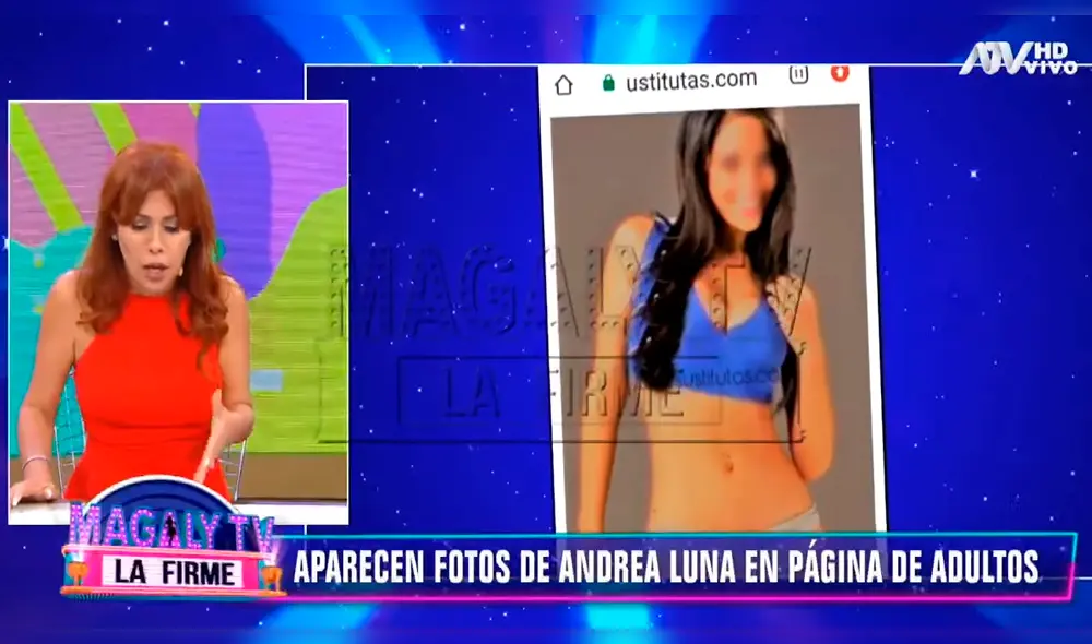 Andrea Luna denuncia filtración de fotografías en sitio web para adultos [VIDEO]