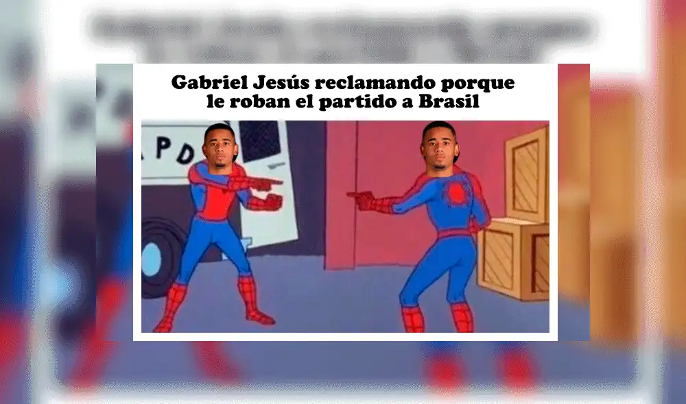 Memes de Gabriel Jesús en la Copa América 2019.