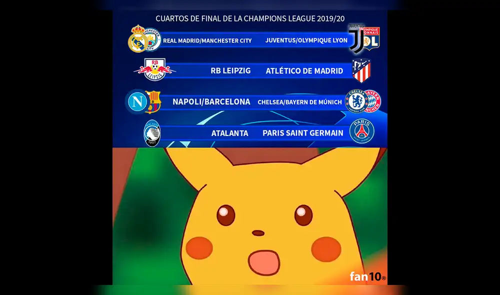 Champions League 2020 memes. Real Madrid y el Barcelona fueron las principales víctimas.