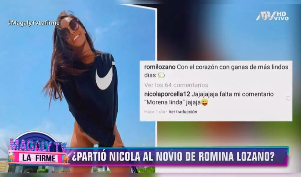Exnovio de Romina Lozano reacciona mal tras revelarse romance con Nicola [VIDEO]