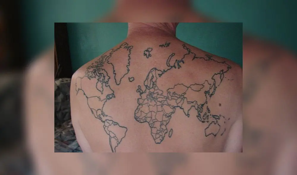 Bill dirige el blog World Tattoo Traveler, donde relata sus aventuras en todo el mundo. Foto: Captura.