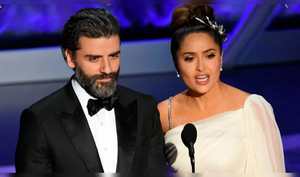 Salma Hayek y el guatemalteco Oscar Isaac entregaron el Oscar a mejor edición de sonido
