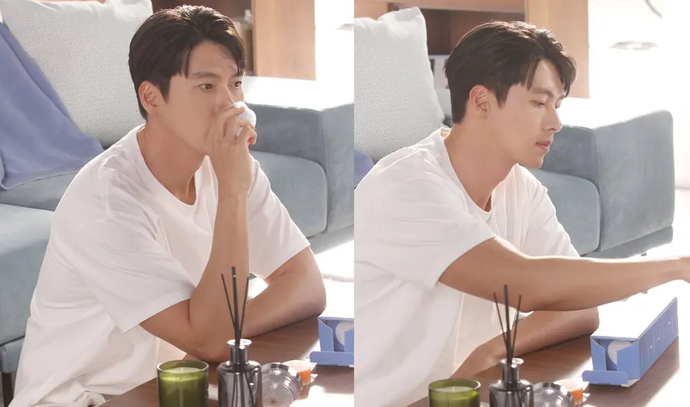 Desliza para ver más imágenes de la sesión de fotos de Hyun Bin para Naver. Foto: VAST Entertainment