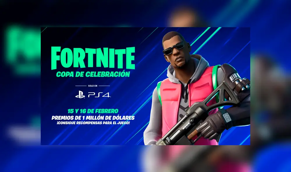 Torneo de Fortnite exclusivo para PS4 ofrece un millón de dólares en premios.