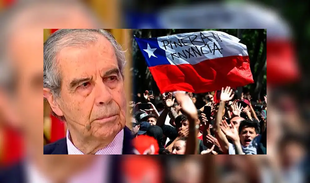 Hermógenes Pérez de Arce fue expulsado al aire por arremeter contra los derechos humanos en Chile. Foto: Composición Hermógenes Pérez de Arce fue expulsado al aire por arremeter contra los derechos humanos en Chile. Foto: Composición