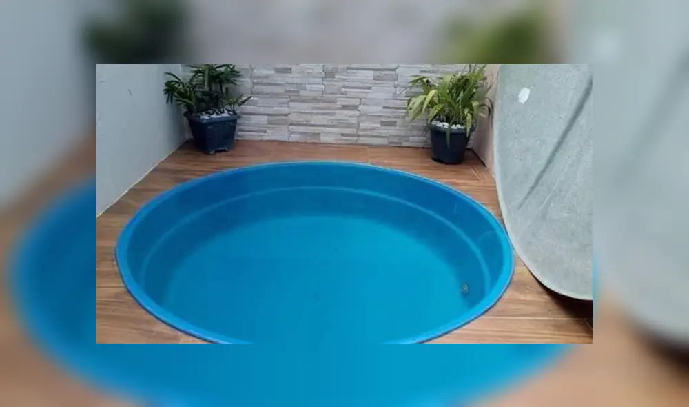 En Facebook, un señor cumplió el deseo de los integrantes de su familia al construir una piscina en casa.