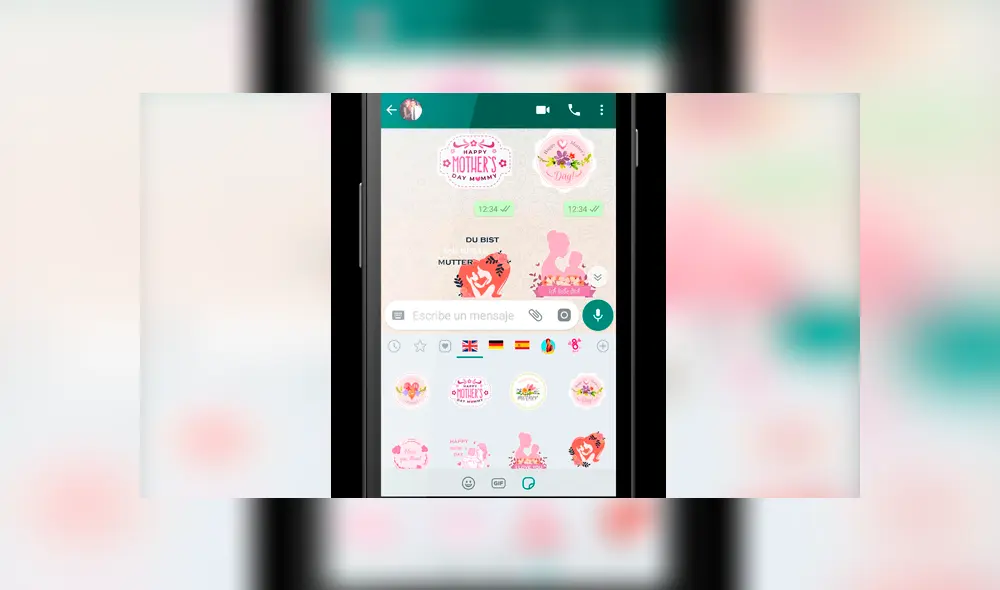 No dejes de engreír a tu mamá en su día, con más de una opción original. Descarga los stickers en la nota.