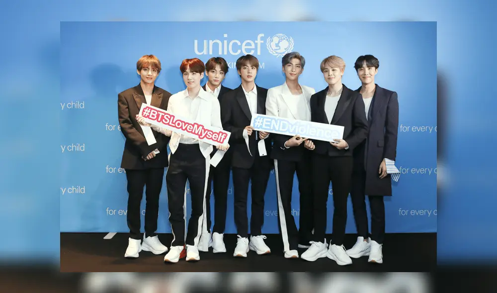 BTS, Love Myself, UNICEF, ONU