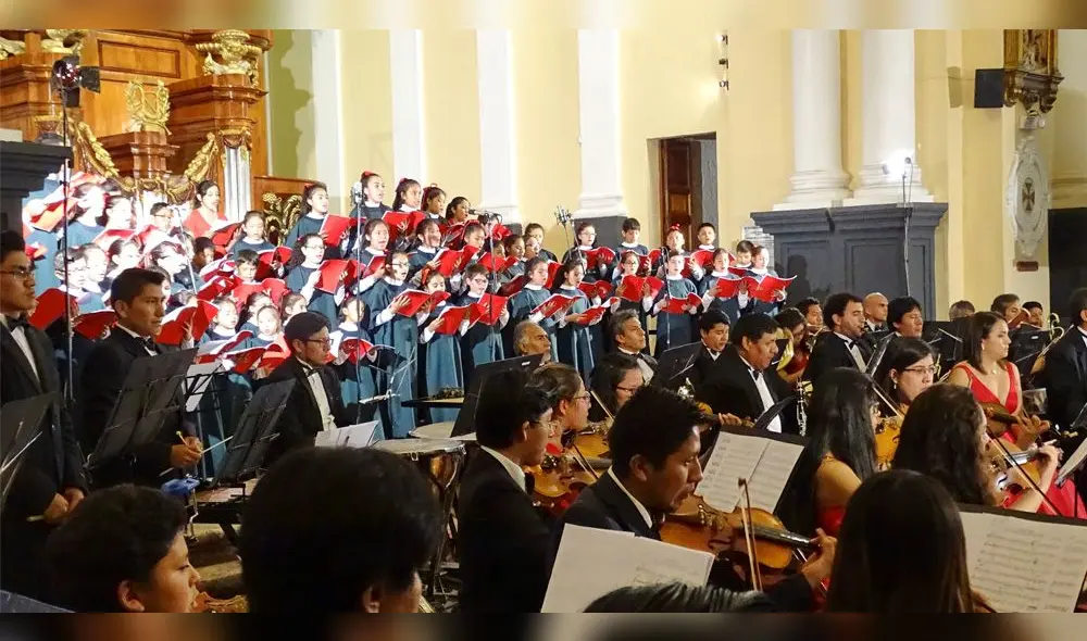 Coro de niños dará concierto por Navidad en la Catedral de Arequipa.
