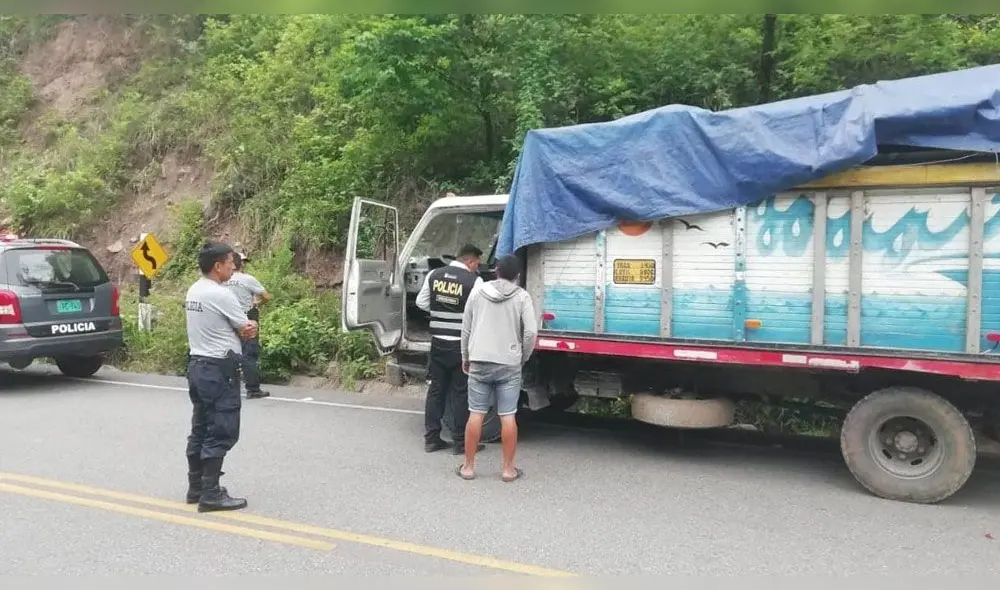 Cajamarca: conductor transportaba láminas de cedro sin autorización