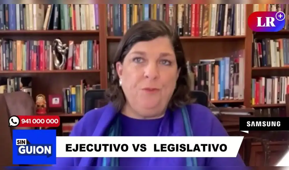 Rosa María Palacios en Sin Guion. Foto: LR+ Rosa María Palacios en Sin Guion. Foto: LR+
