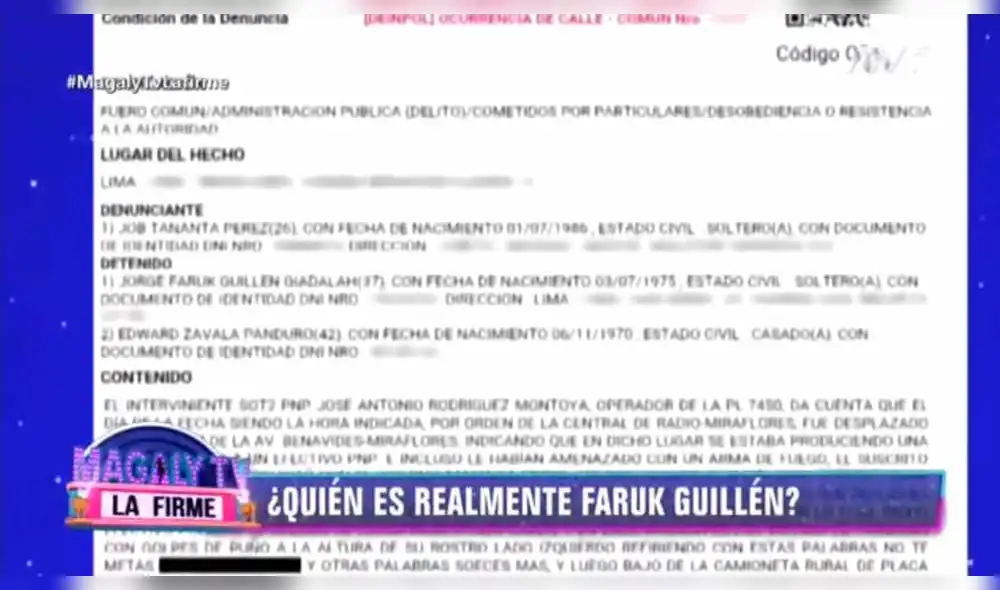 Faruk Guillén golpeó en la cara a efectivo de la PNP [VIDEOS]