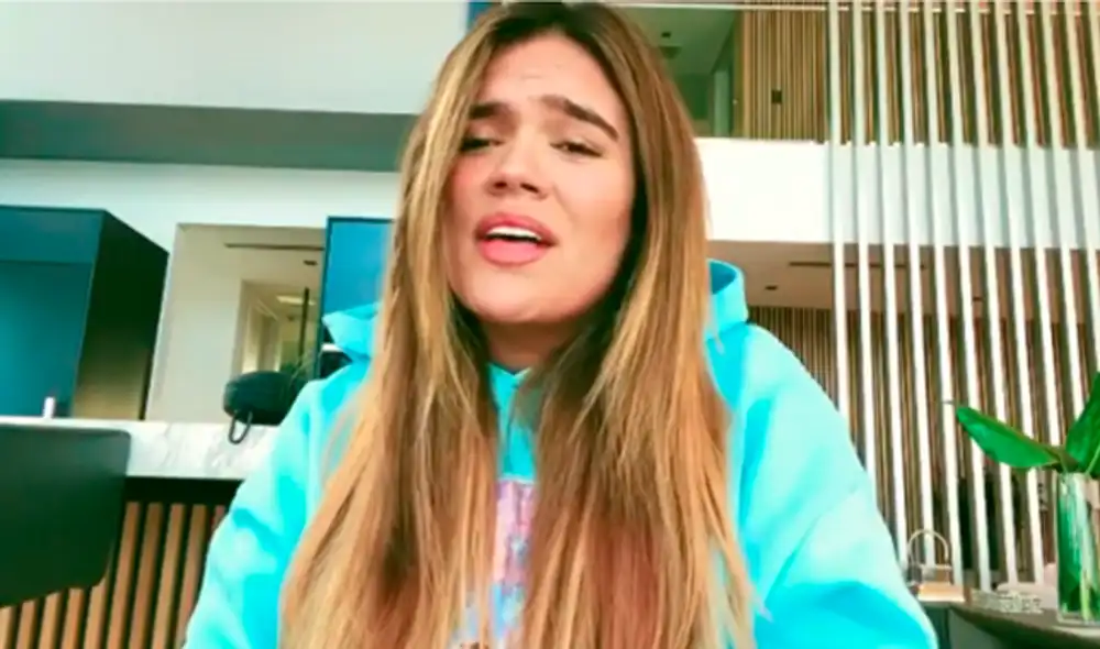 Karol G dedicó popular tema de Myriam Hernández a su padre. (Foto: Captura) Karol G dedicó popular tema de Myriam Hernández a su padre. (Foto: Captura)