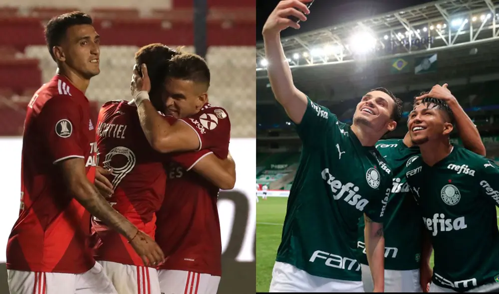 River Plate vs. Palmeiras será el primer cruce de semifinales. Foto: composición/EFE/AFP