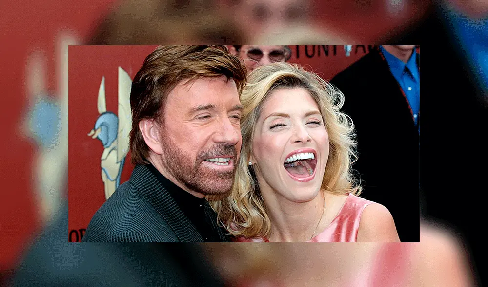 Chuck Norris y su esposa Gena O'Kelly