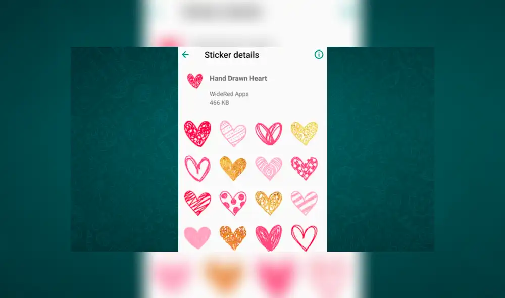 Vía WhatsApp: El servicio ya posee stickers por ‘San Valentín’ y así puedes obtenerlos [FOTOS]