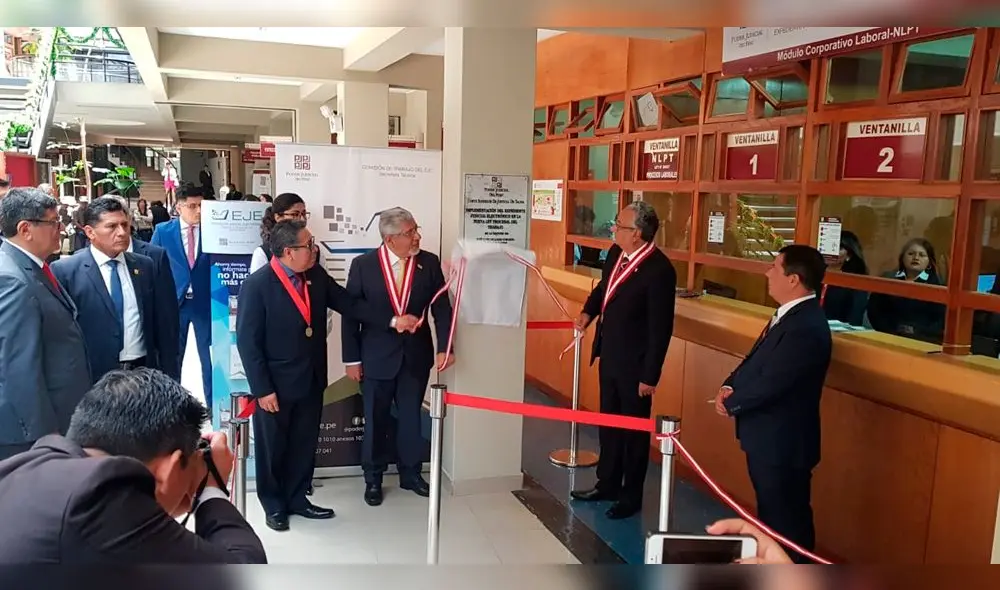 El EJE estará disponible en cuatro órganos laborales de la Nueva Ley Procesal de Trabajo (NLPT) de la Corte Superior de Justicia de Tacna.