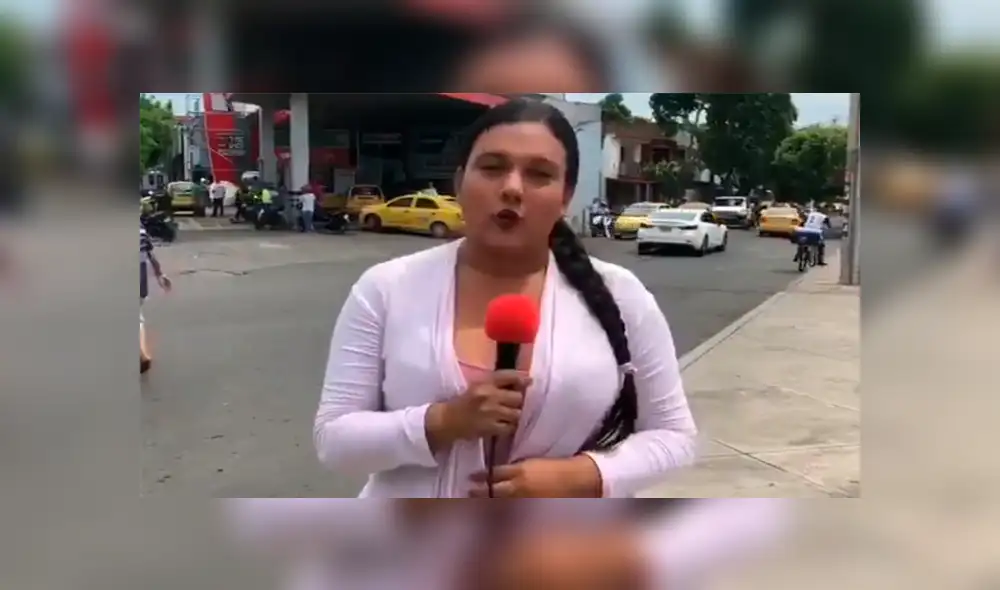 Facebook viral: Periodista no puede evitar reír tras descubrir al culpable de extraños ruidos en transmisión [VIDEO]