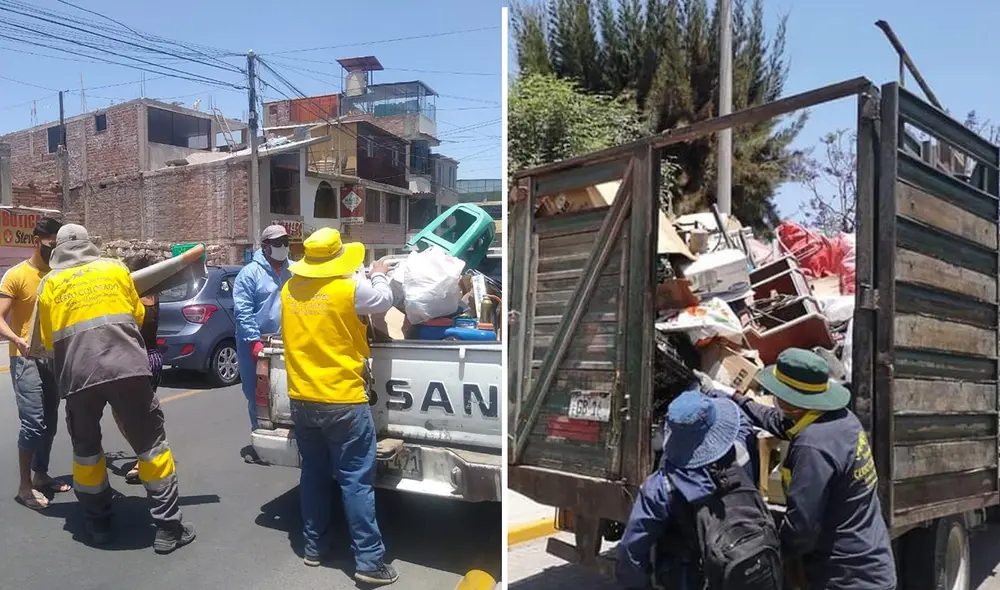 Durante campaña, se recolectaron 12 toneladas de residuos: Foto: Municipalidad de Cerro Colorado Durante campaña, se recolectaron 12 toneladas de residuos: Foto: Municipalidad de Cerro Colorado