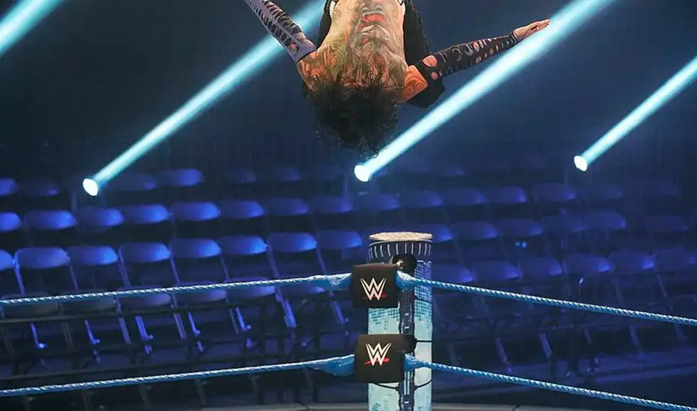 Jeff Hardy volvió tras casi un año de ausencia. Foto: WWE. Jeff Hardy volvió tras casi un año de ausencia. Foto: WWE.