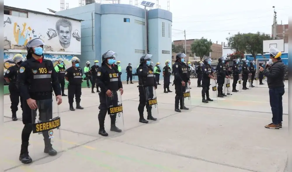 Entregan equipos de seguridad a agentes de serenazgo en distrito de Trujillo