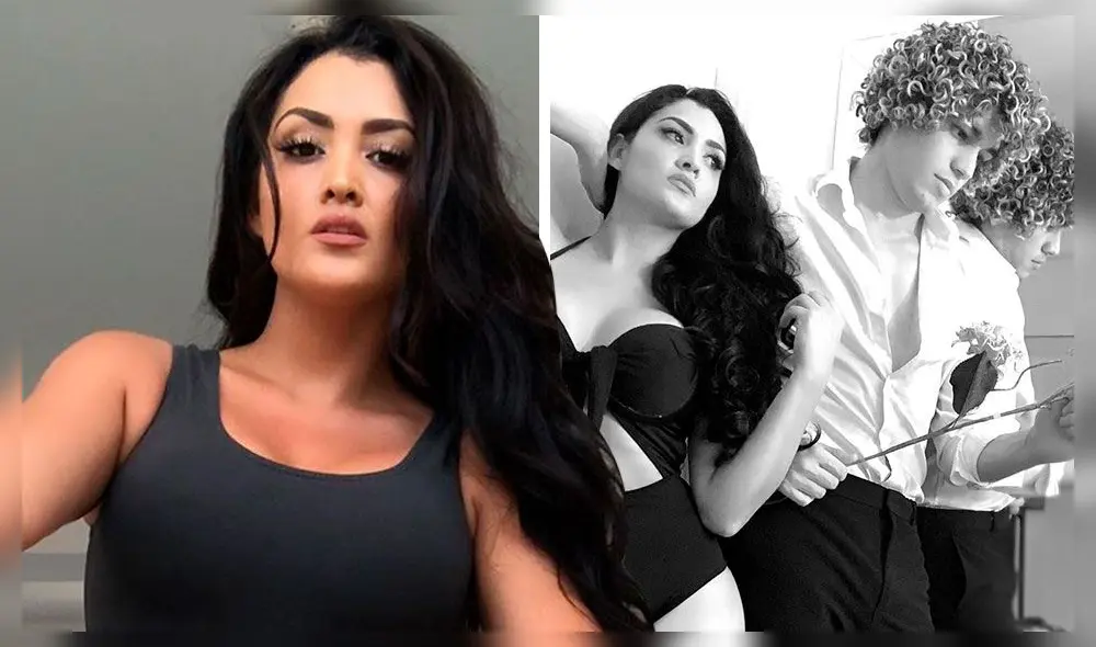 Michelle Soifer negó ruptura con Giuseppe Benignini. Crédito: fotocomposición