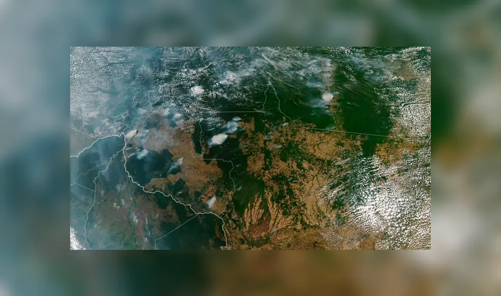 Amazonas en riesgo: satélites captan la magnitud del incendio en los bosques brasileños [FOTOS]