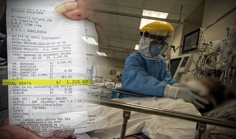 Hospitales no cuentan con suficiente cantidad de medicamentos necesarios para pacientes internados en cuidados intensivos. Composición: Jessica Merino / Jhon Reyes / La República.