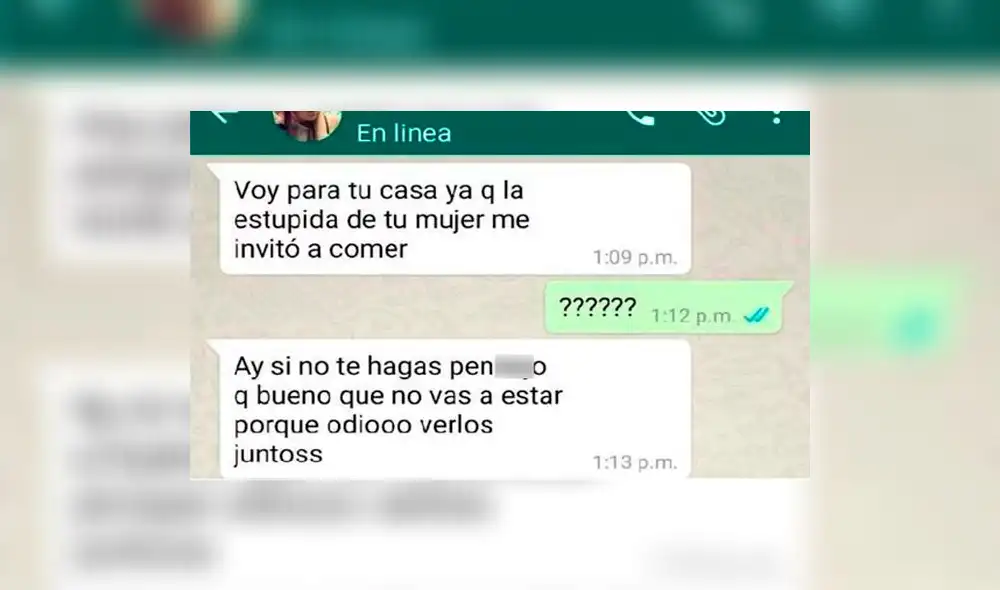 WhatsApp: Tenía un romance con el marido de su amiga pero un mensaje 'casual' la delató 