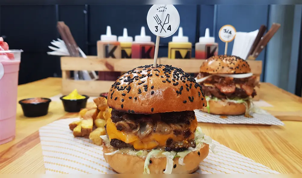 La "Honey Burger" de 3/4 Burger | Buenazo