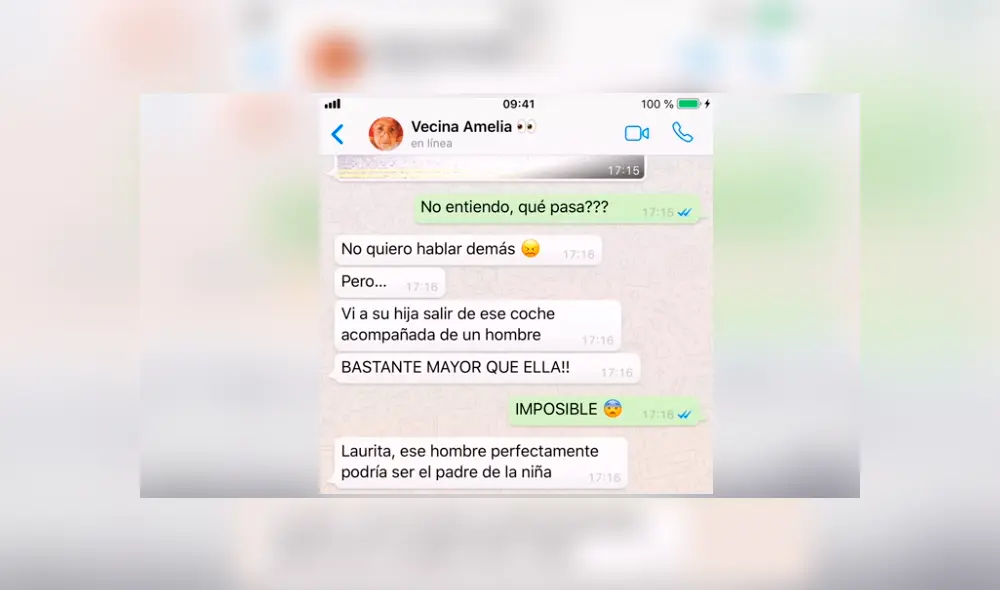 WhatsApp: Vecina 'chismosa' se entera que chica tiene un 'sugar daddy' y le cuenta a su mamá [VIDEO] 