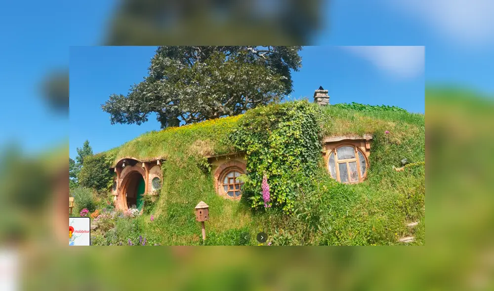 Desliza las imágenes para ver cómo luce realmente la Comarca que aparece en el Señor de los Anillos. Fotocapturas: Google Maps.