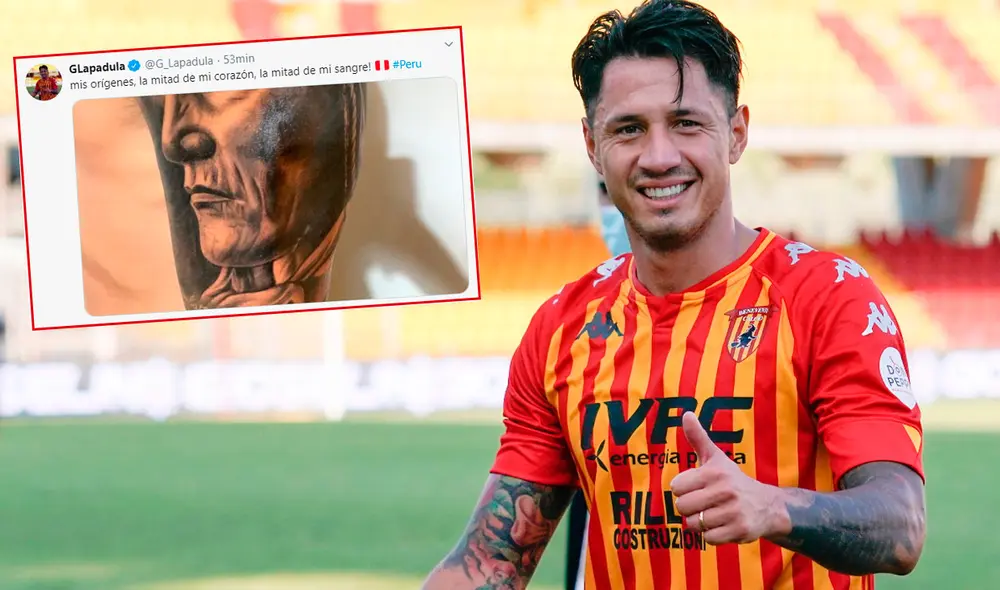 Gianluca Lapadula publicó un tuit describiendo sus sentimientos por Perú. Foto: EFE / Composición de La República