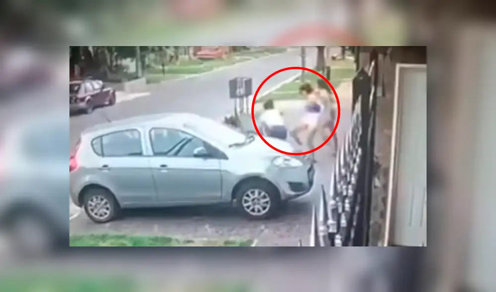 Las mujeres aplicaron técnicas de taekwondo para reducir al delincuente. (Foto: Captura) Las mujeres aplicaron técnicas de taekwondo para reducir al delincuente. (Foto: Captura)