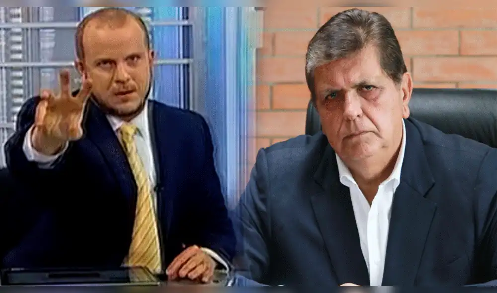 Alan García: entrevistado 'celebra' en vivo negativa de asilo diplomático [VIDEO]