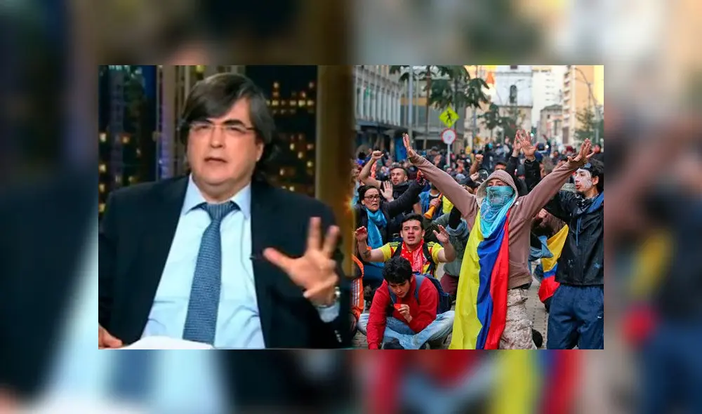 Jaime Bayly afirma que las protestas en Colombia buscan favorecer a la izquierda chavista. Foto: Composición Jaime Bayly afirma que las protestas en Colombia buscan favorecer a la izquierda chavista. Foto: Composición